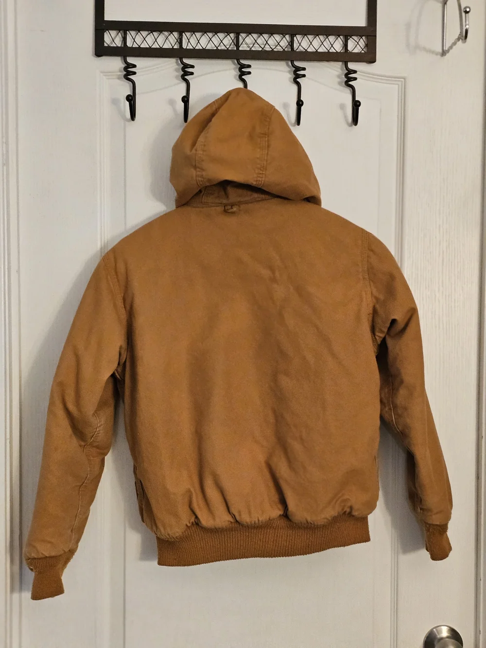 WALLS Tough Wear Work Huntig Youth Canvas Coat Jacket Full Zip Lined Large 12/14